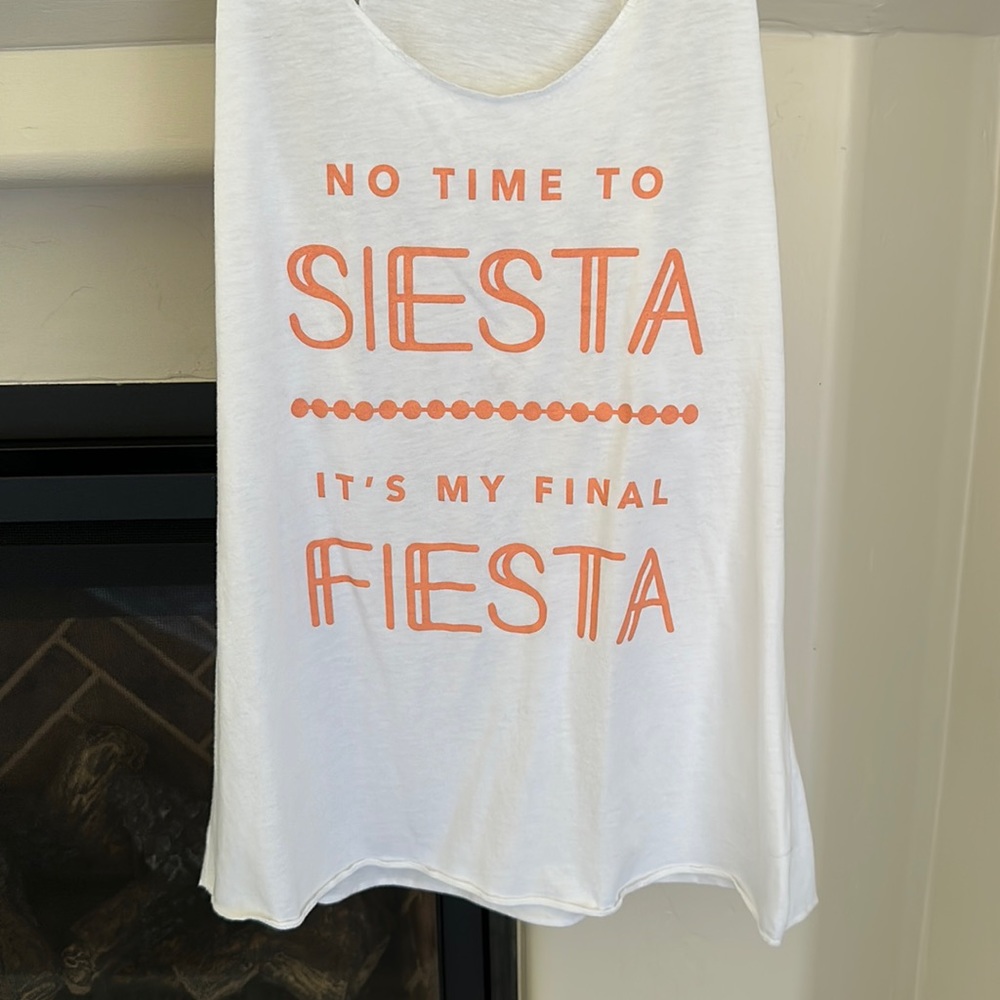 White Bella Canvas tank top size small - worn once